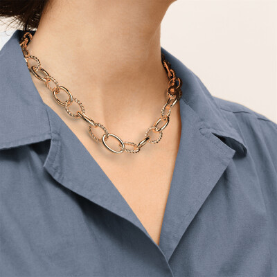 Collier Les Georgettes Cordage en laiton finition dorée