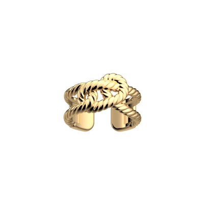Bague Les Georgettes Cordage en laiton finition dorée, taille 54, 8mm