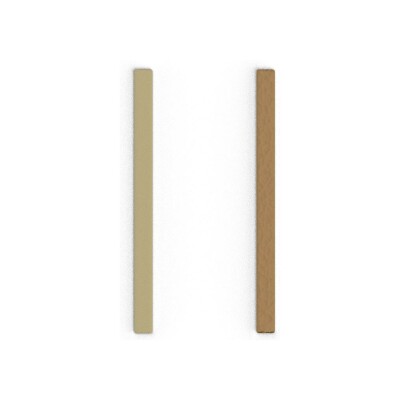 Cuir pour boucles d'oreilles Les Georgettes Sable Fin / Caramel, 6mm