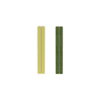 Cuir pour boucles d'oreilles Les Georgettes Anis Irisé / Avocat, 6mm