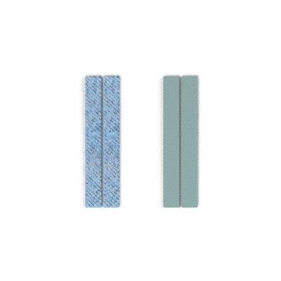 Cuir pour boucles d'oreilles Les Georgettes Denim Irisé / Céleste, 8mm