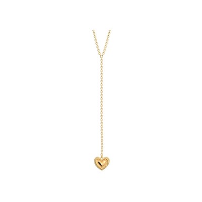 Collier Les Cadettes Idylle en laiton finition dorée