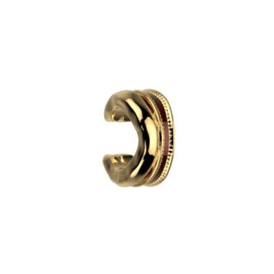 Mono boucle d'oreille Les Cadettes Lys en laiton finition dorée