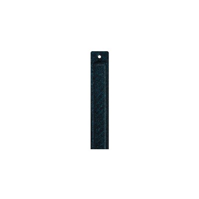 Cuir pour bracelet Les Georgettes Twist Écailles Noir Bleuté, 14mm