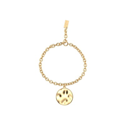 Bracelet Les Georgettes Favorite en acier doré, 20.5 cm