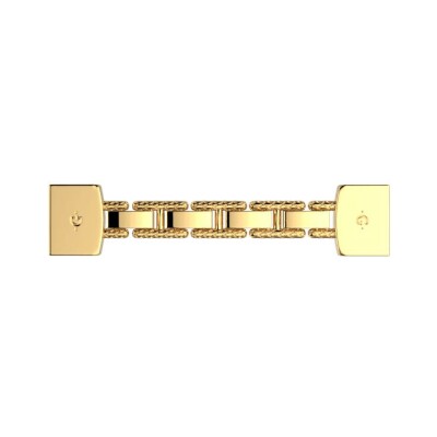 Fermoir de bracelet Les Georgettes Twist en acier finition dorée, 14mm