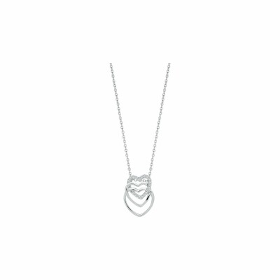 Collier en argent et oxyde de zirconium