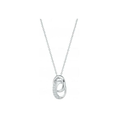 Collier en argent et oxyde de zirconium