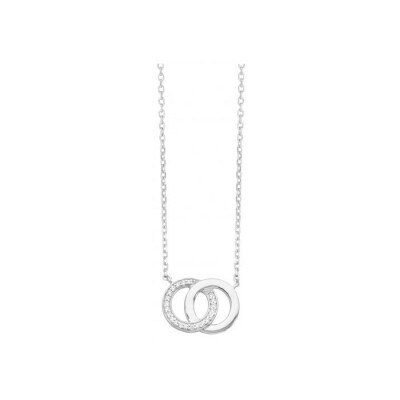 Collier en argent et oxyde de zirconium