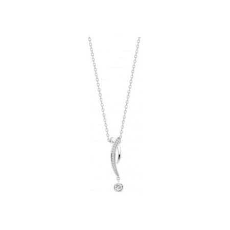 Collier en argent et oxyde de zirconium