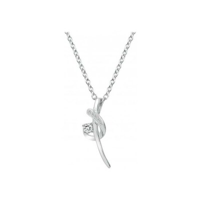 Collier en argent et oxyde de zirconium