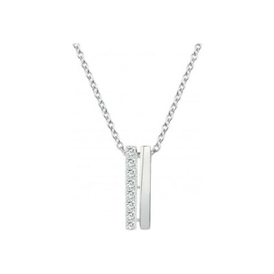 Collier en argent et oxyde de zirconium