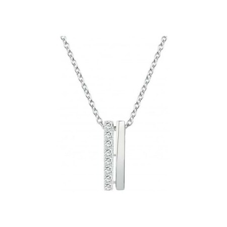 Collier en argent et oxyde de zirconium