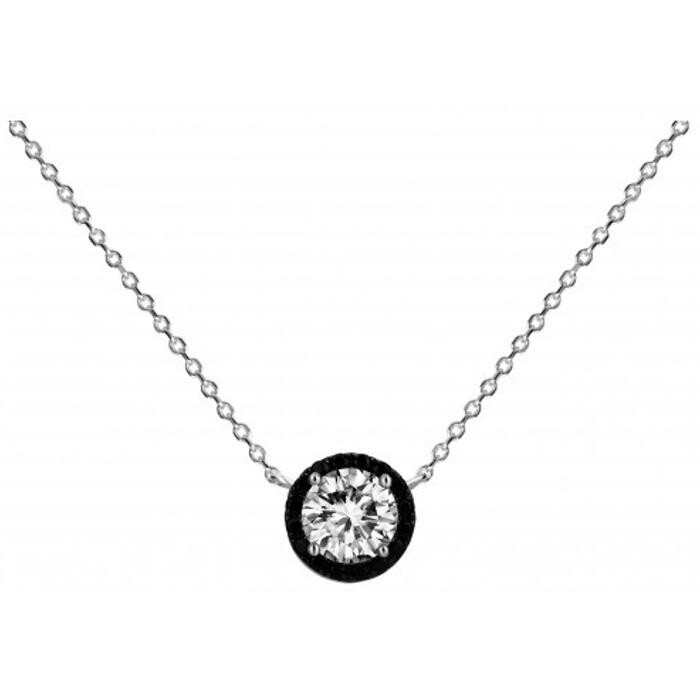 Collier en argent et oxyde de zirconium