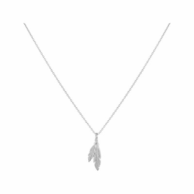 Collier mono-motif en argent