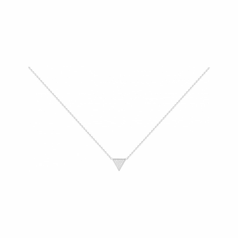 Collier en argent et oxyde de zirconium