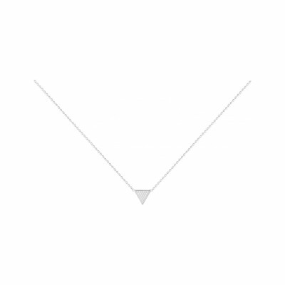 Collier en argent et oxyde de zirconium