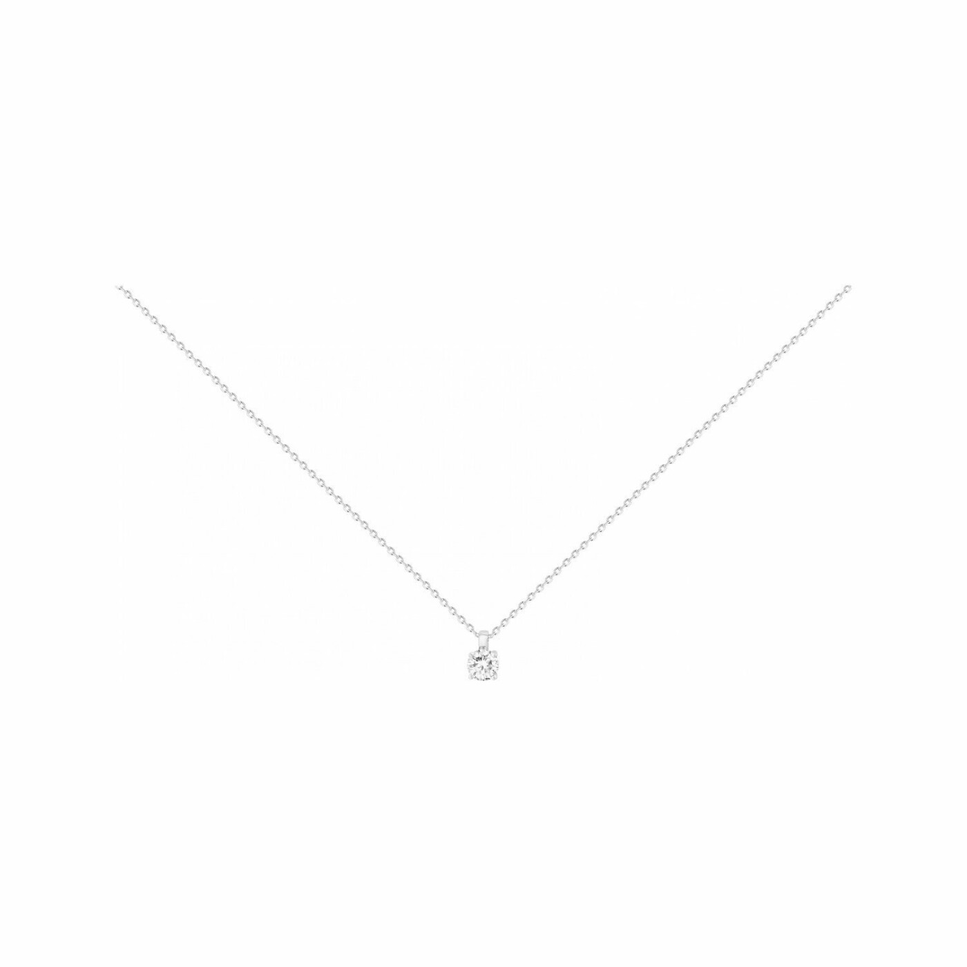 Collier en argent et oxyde de zirconium