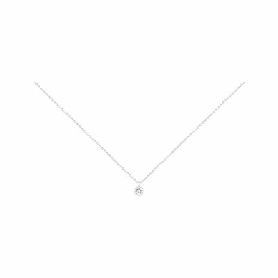 Collier en argent et oxyde de zirconium