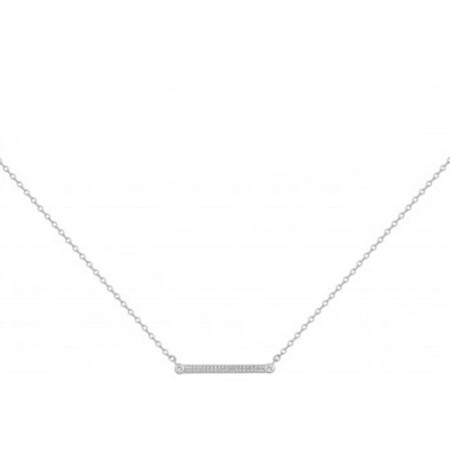 Collier en argent et oxyde de zirconium