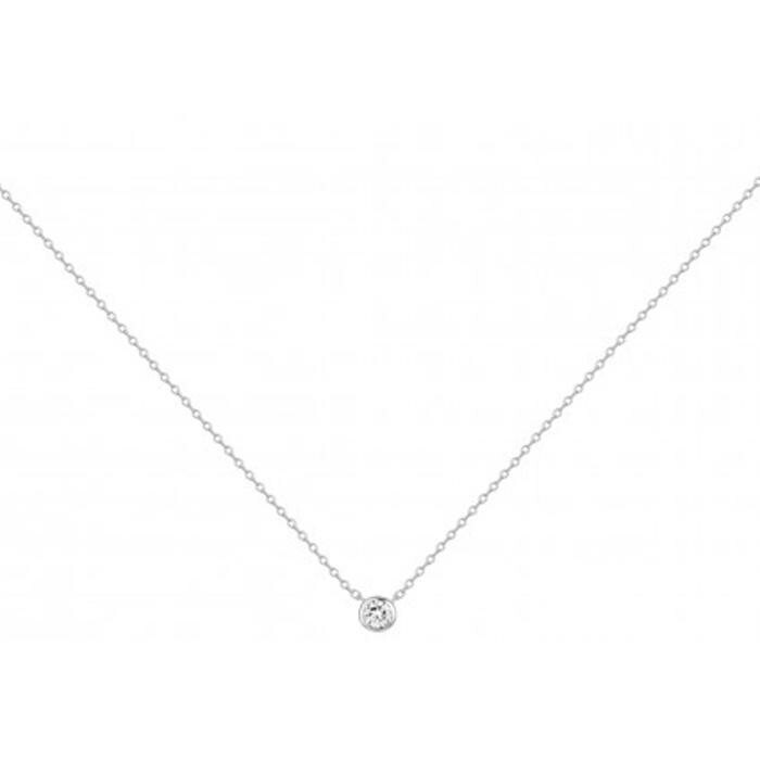 Collier en argent et oxyde de zirconium