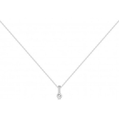 Collier en argent et oxyde de zirconium