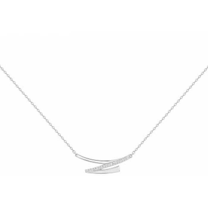 Collier en argent et oxyde de zirconium