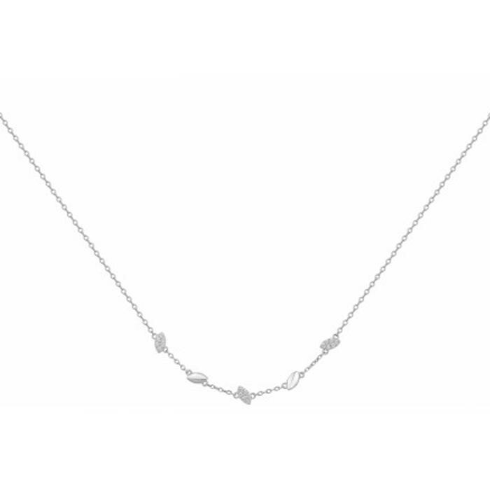 Collier en argent et oxyde de zirconium