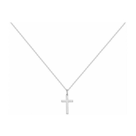 Collier en argent et oxyde de zirconium