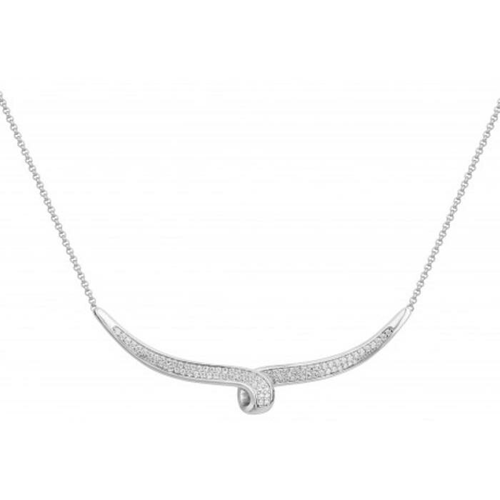 Collier en argent et oxyde de zirconium