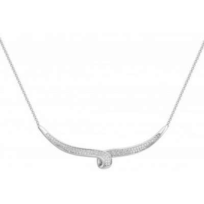 Collier en argent et oxyde de zirconium