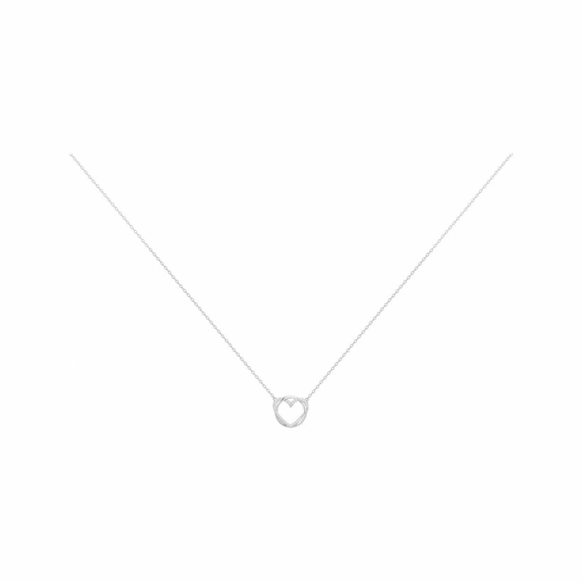 Collier en argent et oxyde de zirconium