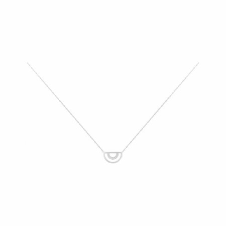 Collier en argent et oxyde de zirconium