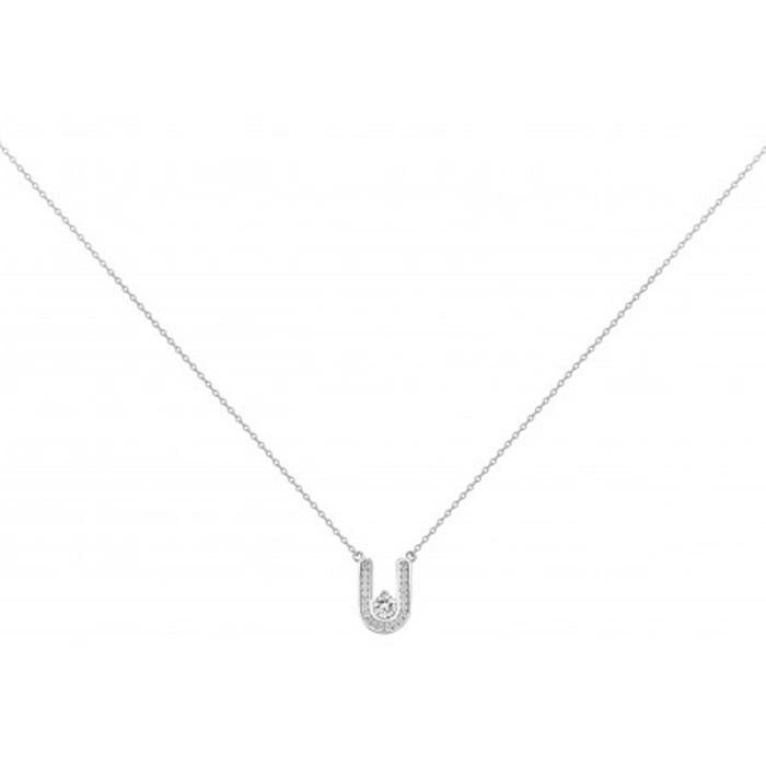 Collier en argent et oxyde de zirconium