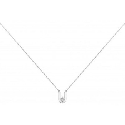 Collier en argent et oxyde de zirconium