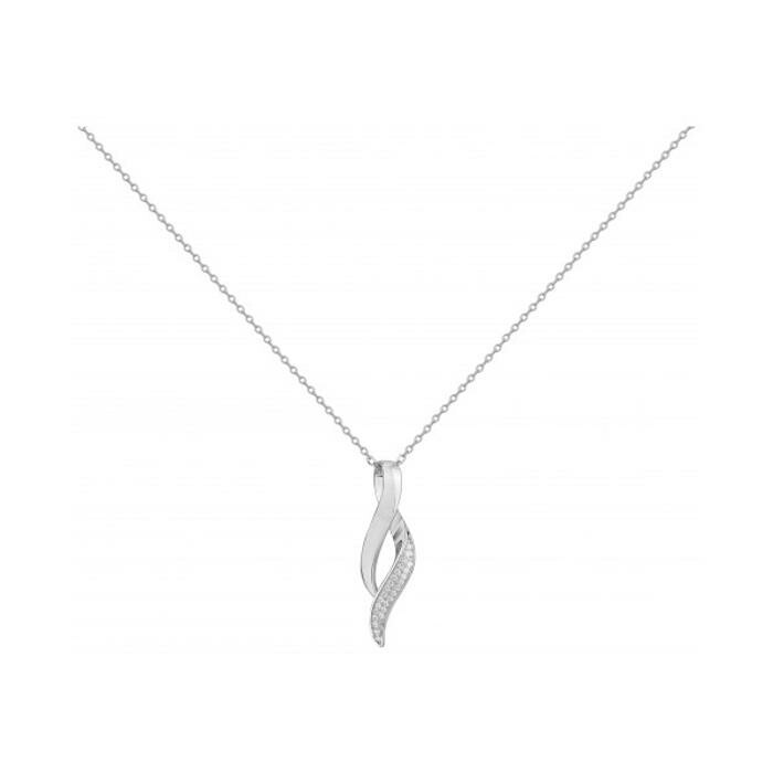 Collier en argent et oxyde de zirconium