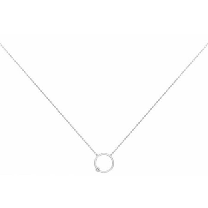 Collier en argent et oxyde de zirconium