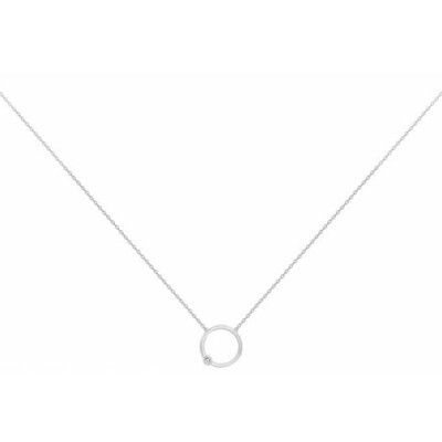 Collier en argent et oxyde de zirconium