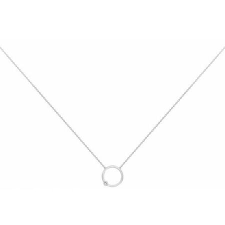 Collier en argent et oxyde de zirconium