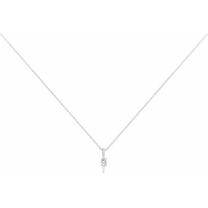 Collier en argent et oxyde de zirconium