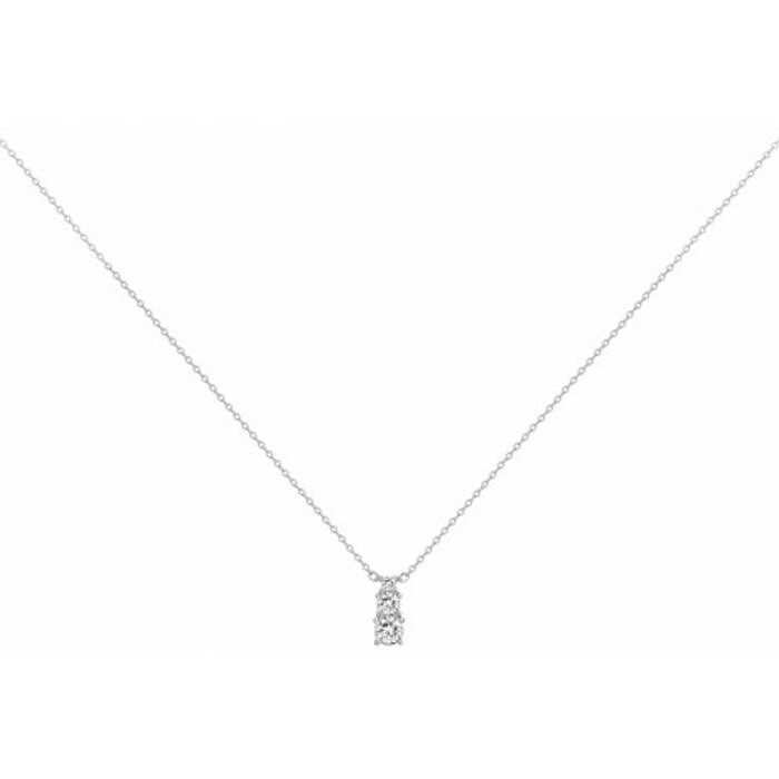 Collier en argent et oxyde de zirconium