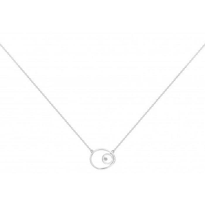 Collier en argent et oxyde de zirconium