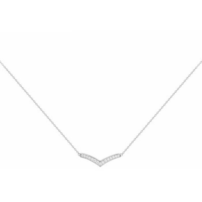 Collier en argent et oxyde de zirconium