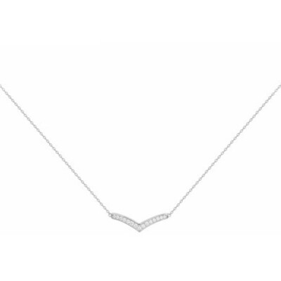 Collier en argent et oxyde de zirconium