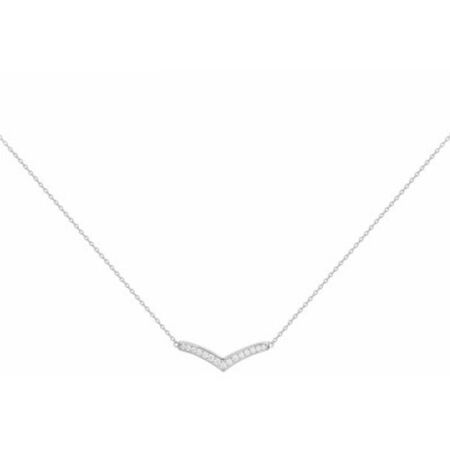 Collier en argent et oxyde de zirconium