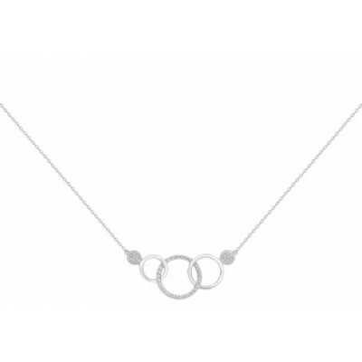 Collier en argent et oxyde de zirconium