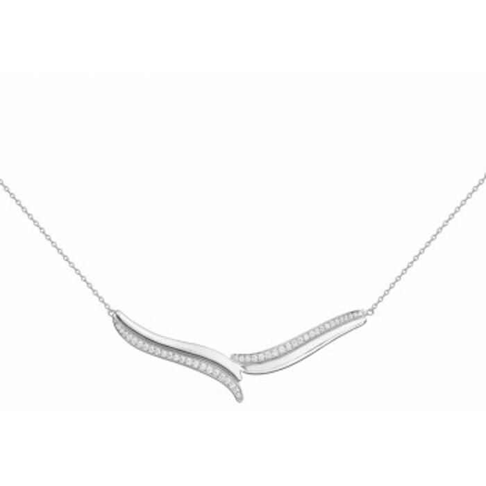 Collier en argent et oxyde de zirconium