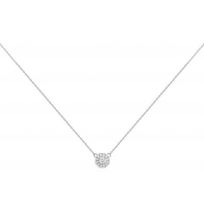 Collier en argent et oxyde de zirconium