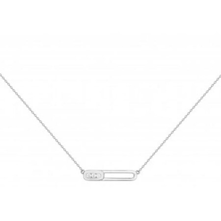 Collier en argent et oxyde de zirconium