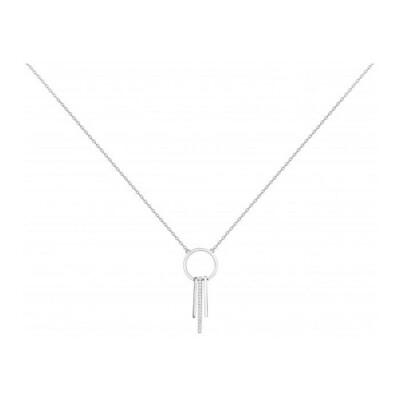 Collier en argent et oxyde de zirconium